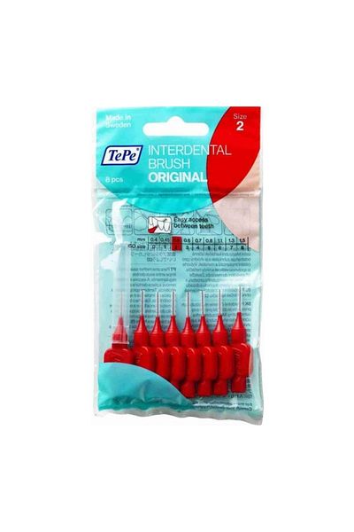 TePe Interface Brush Red 0.5 Mm Pack of 8