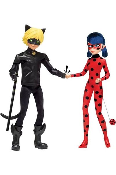 Miraculous قطة سوداء مع خنفساء صغيرة 26 سم 50365