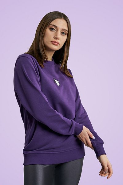 MBEY1989 Hanorac cu croiala casual brodat cu animale Mbey