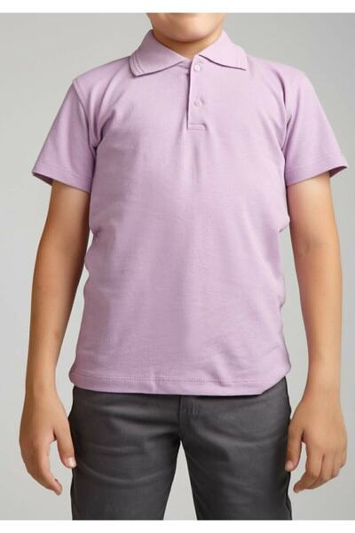 NOBLE STORE Ученическа тениска с поло яка и къс ръкав за момче