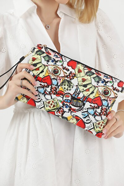 efnanstore Чанта за клъч с цветна вечерна рокля със смесен модел