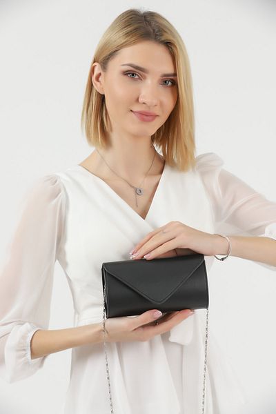 efnanstore Černá taška na večerní šaty