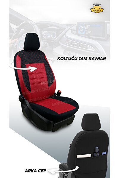 Modern Garaj Seat Leon, Ibiza, Cordoba, Toledo Compatible Embossed Car Cover Set