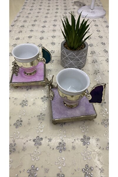 Angel Tasarım Doğaltaş Fincan Takımı