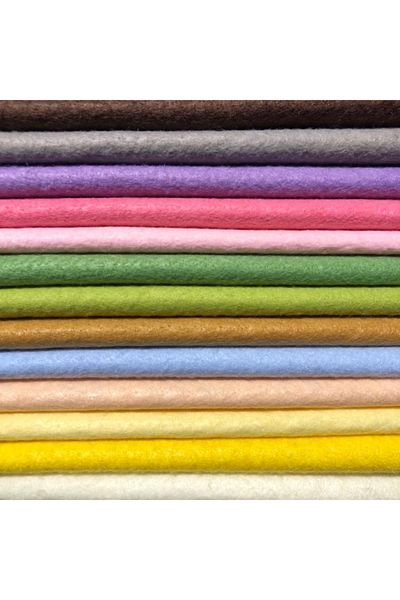 Yumuşakkeçe Thin Soft Felt 13 Colors 50*50 Cm