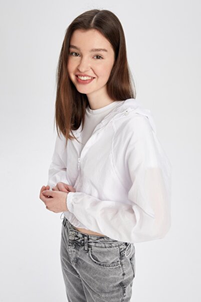 DeFacto Αδιάβροχο Αδιάβροχο με κουκούλα εποχικής καλλιέργειας