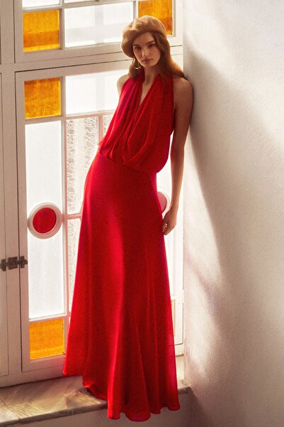 Trendyol Collection Evening & Prom Dress - Red - A-line