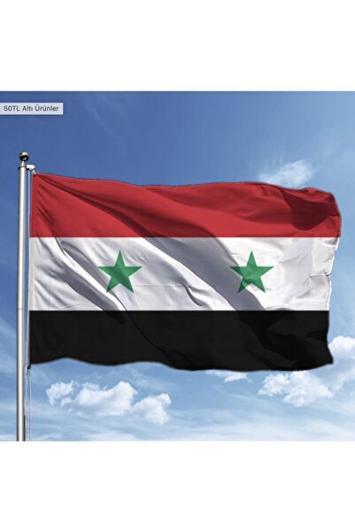 ÇELİKONLİNE Suriye Bayrağı 100x150 Cm