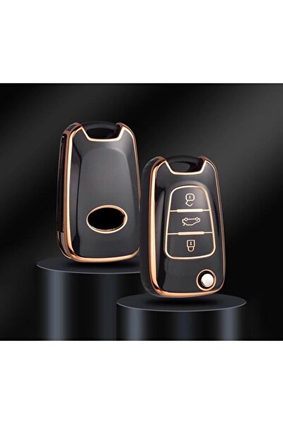 AYZ GARAGE Husă neagră pentru chei din material Tpu Kia-hyundai