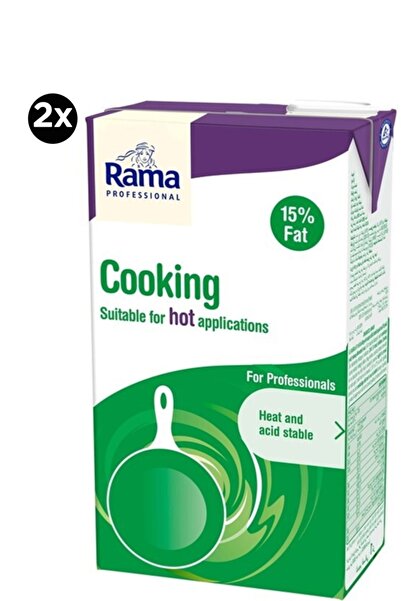 Rama Krema Sıcak Uygulama %15 Yağlı 1 Lt X 2 Adet