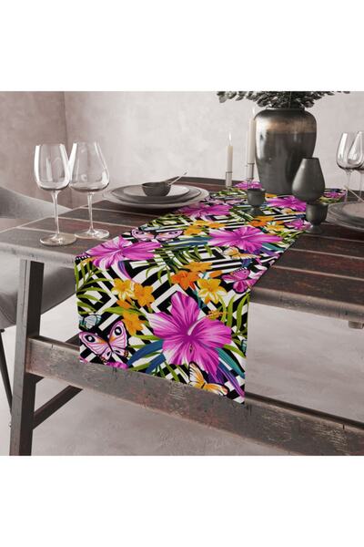 Alkan Homes Floral Pattern Decorative Runner