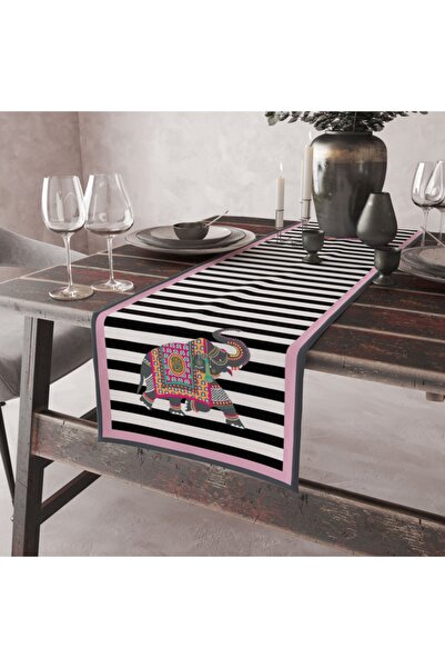 Alkan Homes Decorative Runner with Elephant Figure