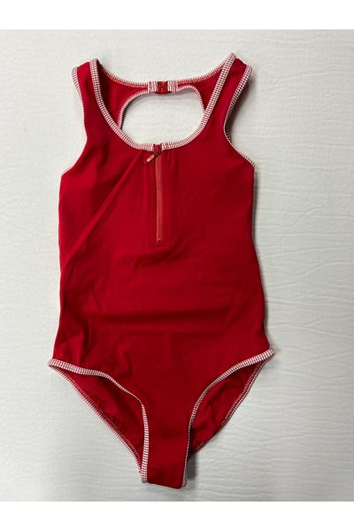 Kom Striped Girl's Swimsuit