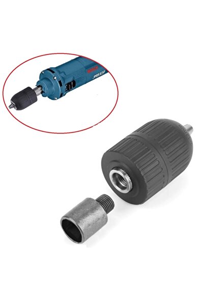 Depolife Kalıpcı Taşlama Motorunu Mandrene Dönüştüren Kaplin Adaptör Otomatik Mandren Set Bosch Ggs 27 Ce