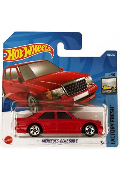 HOT WHEELS Mercedes Benz 500 E Kırmızı Factory Fresh