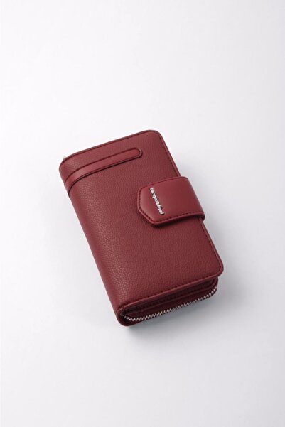 CENGİZ PAKEL Women's Burgundy Wallet
