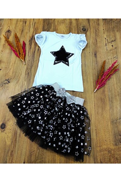 Nacar Devojčin set od 2 delova: suknja i majica, odjevni komplet za nastup 23...