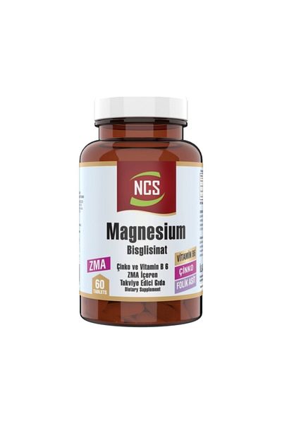 NCS Zma Magnesium Bisglycinate Zinc Folic Acid Vitamin B 6 60 Tablets
