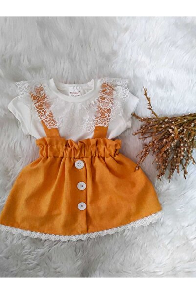 Fenomen Kids Yakası Dantelli Slopet Takım