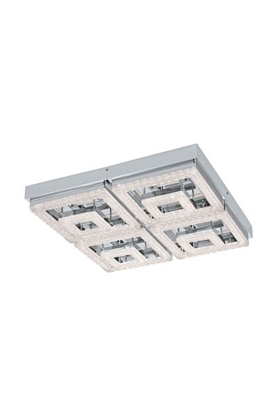 Eglo 95661 Fradelo Chrome Colored Cast Steel Ceiling Lighting - Ip20 Led Max: 46.5W Width: 52