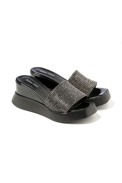 John May Papuci de damă Gtn-20691 Black Stone