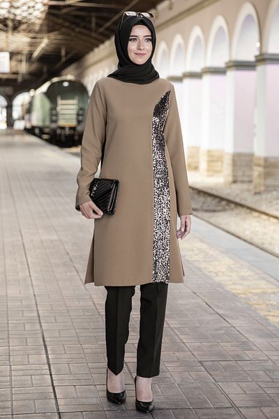 Ahunur Ela Tunic