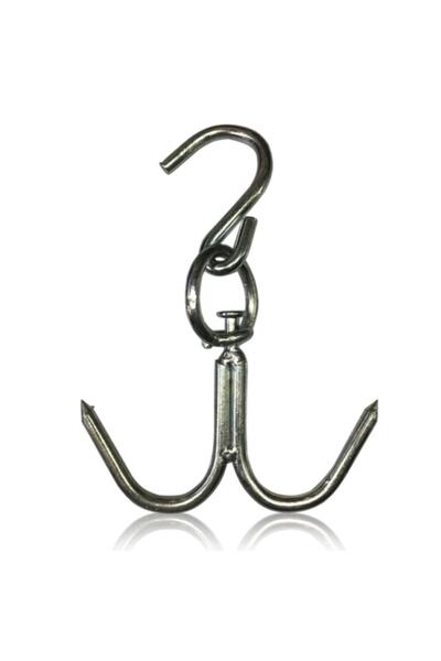 KURCH Kasap Et Asma Kancası Kaplama Çift Çengel 10 Mm