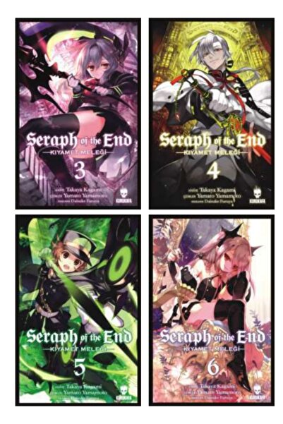 Kurukafa Yayınları Kıyamet Meleği 3-4-5-6 Manga Seti (seraph Of The End 3-4-5-6)