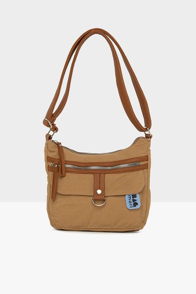 Bagmori Camel Women's Leather Garnished Mini Casual Bag M000006767