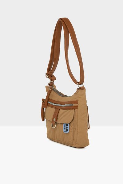 Bagmori Camel Women's Leather Garnished Mini Casual Bag M000006767