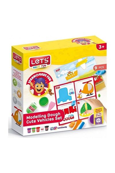 Lets Play Dough Cute Tools Set 9 Pieces L9008 2161