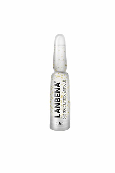 LANBENA 1,5ml 24k Gold Retinol Altın Partiküllü Dermapen - Dermaroller Ampul 1 Adet