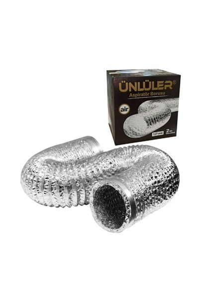 ünlüler أنبوب الشفاط السلكي - أنبوب الغطاء 2 متر 127 ملم