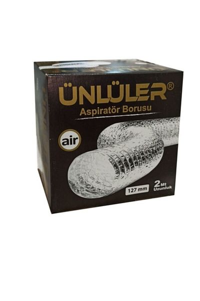 ünlüler أنبوب الشفاط السلكي - أنبوب الغطاء 2 متر 127 ملم