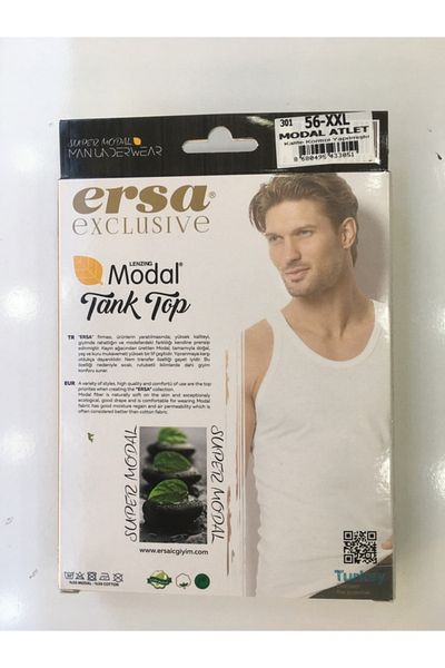 ersa çamaşır 3 Pieces Modal Exclusive Solid Color Men's Classic Undershirt