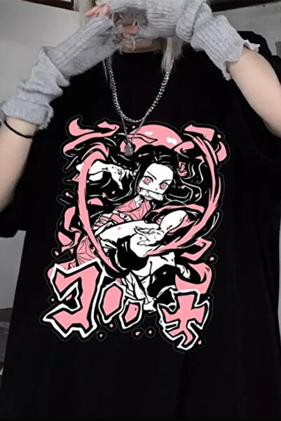 Köstebek Anime Demon Slayer Nezuko Unisex T-shirt