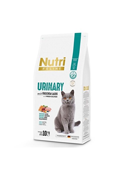 Nutri Feline Urinary İdrar Sağlığı Somonlu Yetişkin Kedi Maması 10 kg - Alman Ürünü