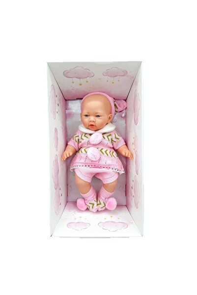 Genel Markalar Oyuncak Yeni Doğmuş Pembe Yeşil Elbiseli Azra Bebek 40cm Glt11...