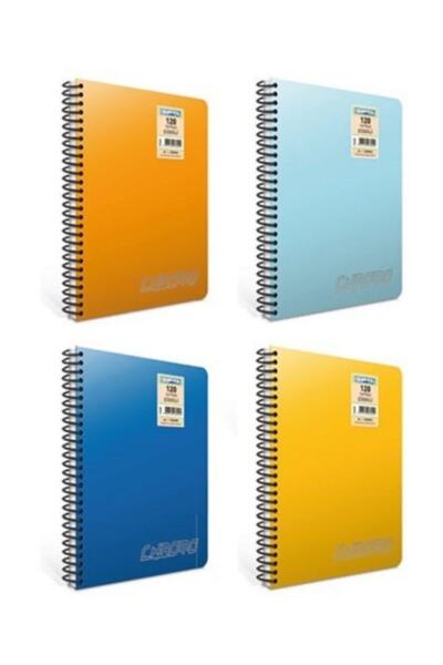 Gıpta Спирално подвързан бележник с хромирана пластмасова корица, 40 листа A4