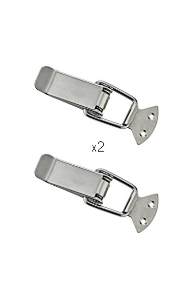 ARON (2 Adet) Sandık Klipsi - Gergi Mandalı - Kaput Kilidi Düz (7,5cm) Orta Boy