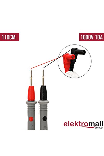 ELEKTROMALL Measuring Tool Probe 1000v 10a 110cm Needle Tipped