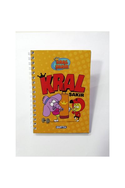 Gıpta دفتر ملاحظات King Şakir غطاء ورقي حلزوني مقاس A6 صغير 6014 (عبوة من 36 قطعة)