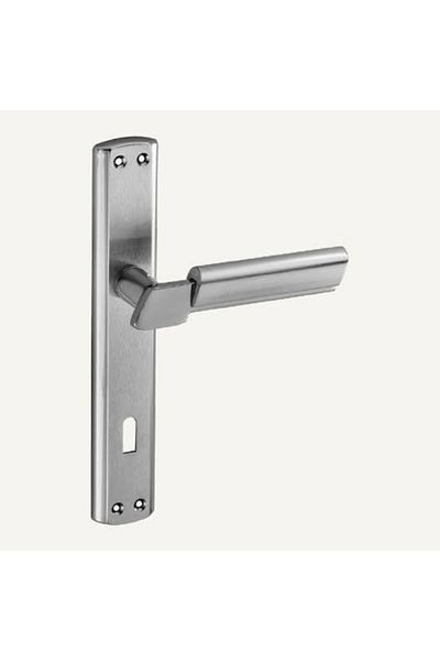 ARON Linda Sofuoglu - Nickel Satin Mirrored Aluminum Door Handle