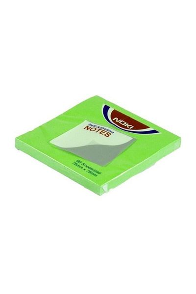 Noki 12 عبوة ورق ملاحظات لاصق 80 ورقة 75x75 12211 أخضر