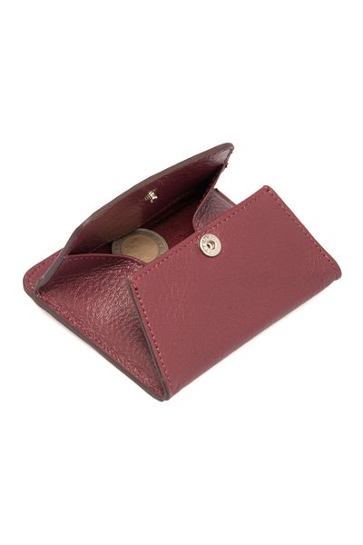 Tergan Claret Red Δερμάτινη θήκη πιστωτικής κάρτας Unisex 01581k16