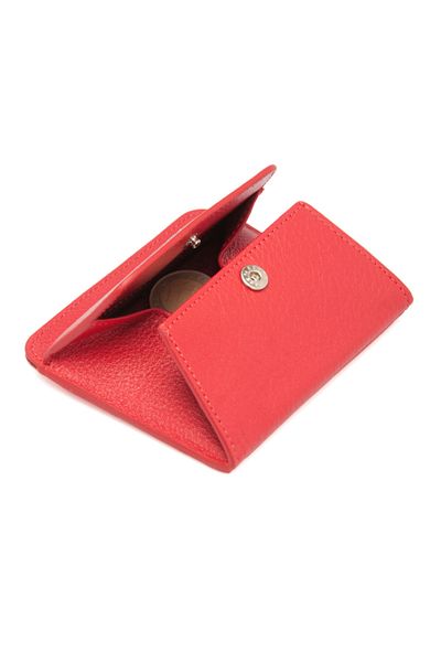 Tergan Κόκκινη δερμάτινη θήκη κάρτας Unisex 01581a86