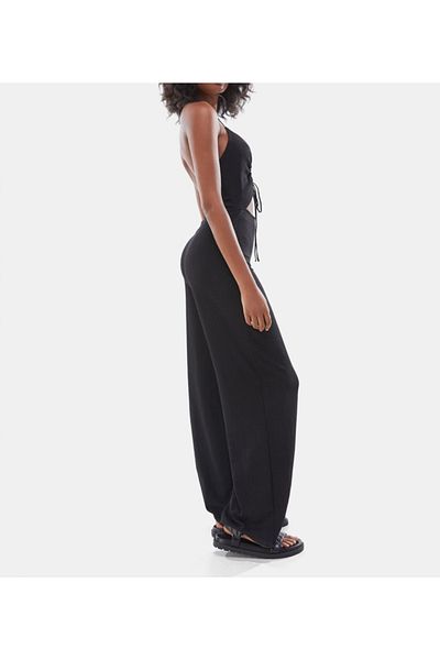 MISSY WINGS Black Low-Cut Women's Jumpsuit