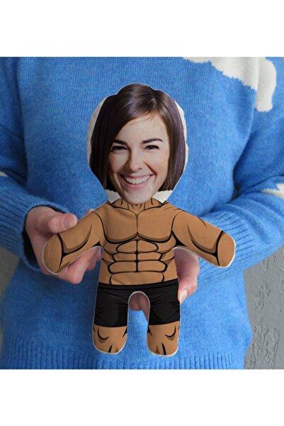 Bk Gift Kişiye Özel Eğlenceli Surat Bebek Yastık-19