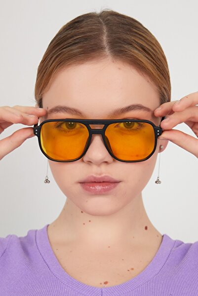 ModaLand Sergio Black Orange Frame Güneş Gözlüğü