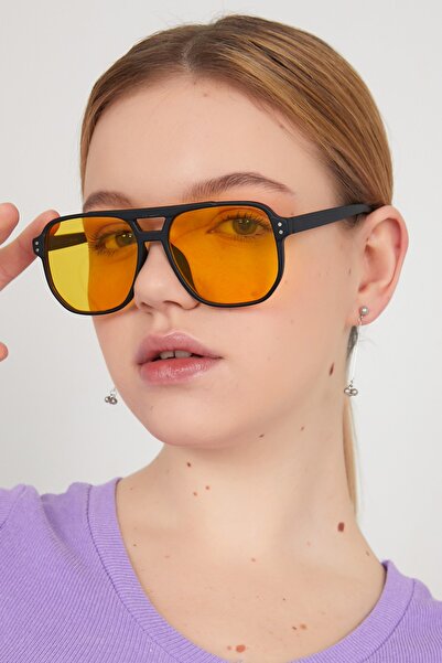 ModaLand Sergio Black Orange Frame Güneş Gözlüğü